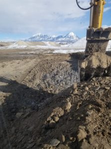 Hotchkiss recreational baseball fields excavation and leveling